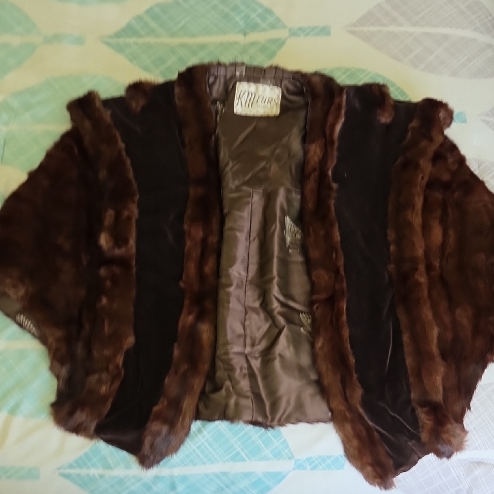 Vintage Mink Cape